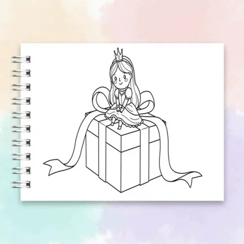 Arquivo Digital Livro de Colorir Princesinhas Encantadas