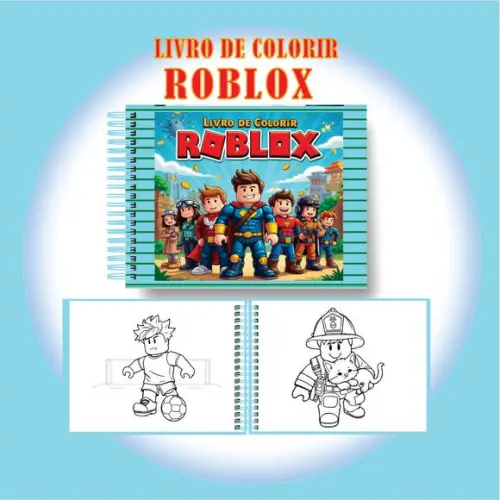 Arquivo Digital Livro de Colorir Roblox