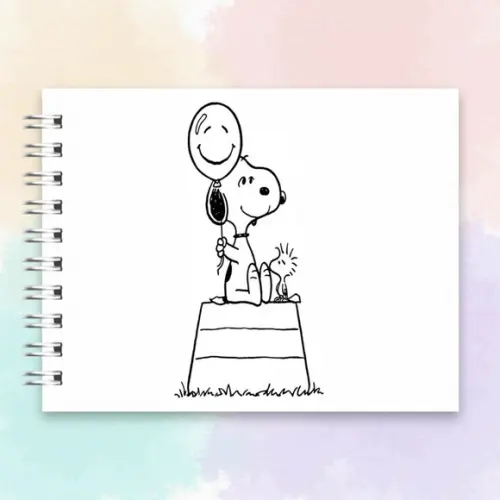 Arquivo Digital Livro de Colorir Snoopy