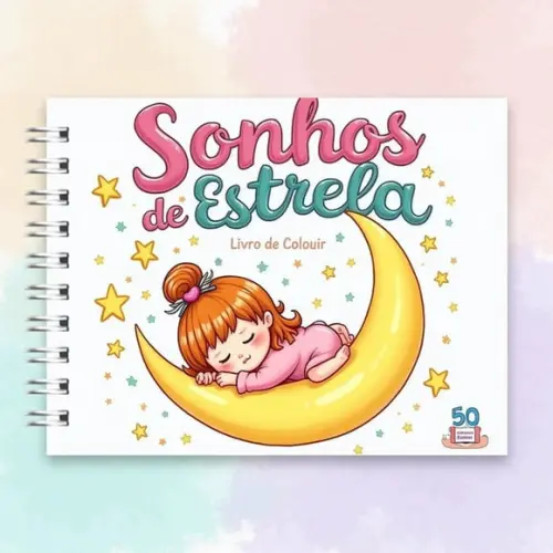 Arquivo Digital Livro de Colorir Sonhos de Estrela