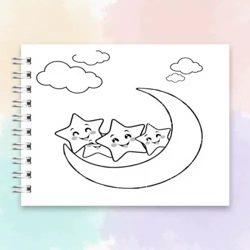 Arquivo Digital Livro de Colorir Sonhos de Estrela