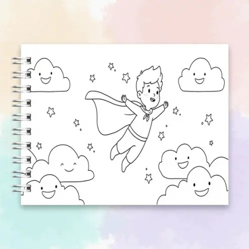 Arquivo Digital Livro de Colorir Super Herois Kids