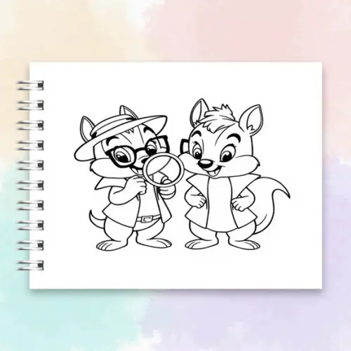 Arquivo Digital Livro de Colorir Tico e Teco