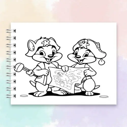 Arquivo Digital Livro de Colorir Tico e Teco