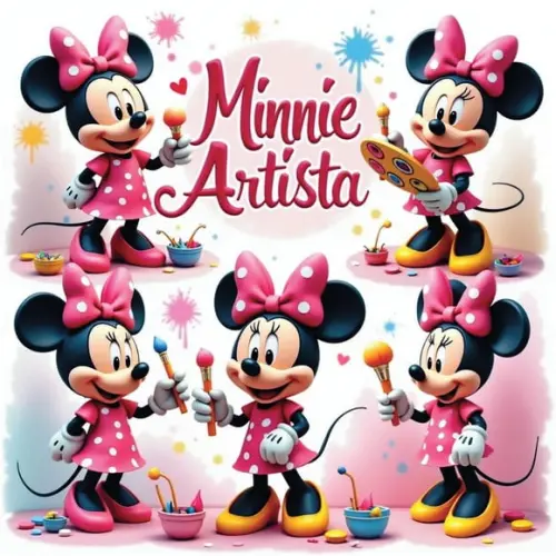 Arquivo Digital, Kit Digital Minnie Artista