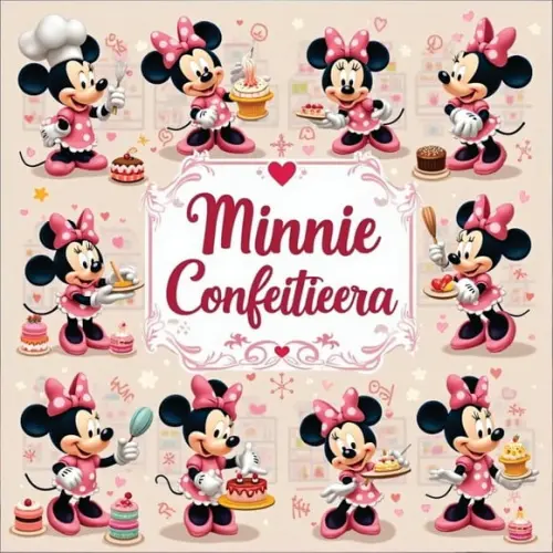 Arquivo Digital, Kit Digital Minnie Confeiteira