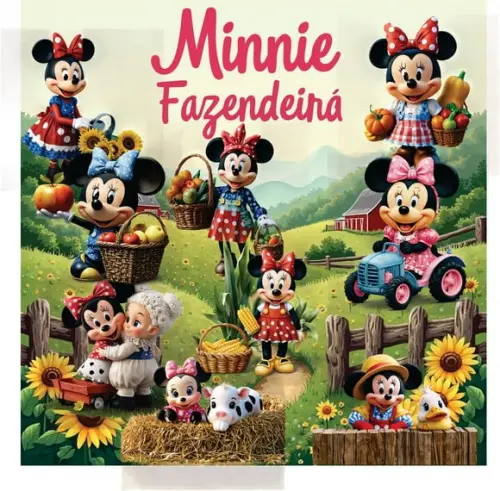 Arquivo Digital, Kit Digital Minnie Fazendeira