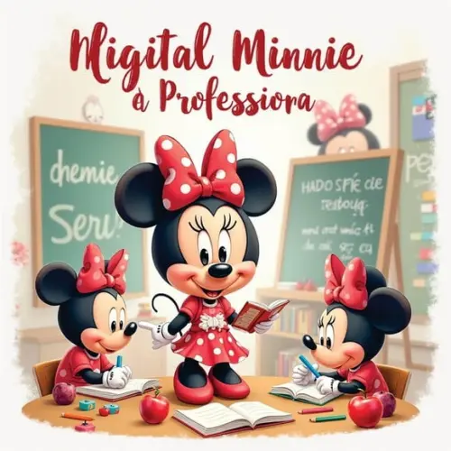 Arquivo Digital, Kit Digital Minnie Professora 3d
