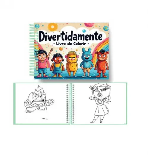 Arquivo Digital: Livro de Colorir , Divertidamente
