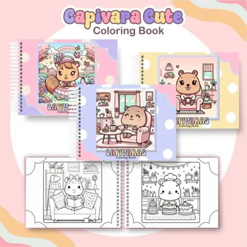 Arquivo Digital: Livro de Colorir ? Capivara