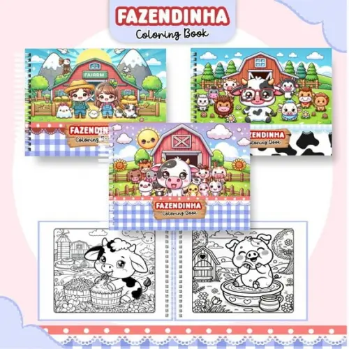 Arquivo Digital: Livro de Colorir ? Fazendinha