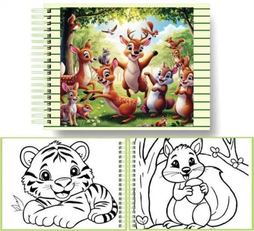Arquivo Digital: Livro de Colorir Animais da Floresta