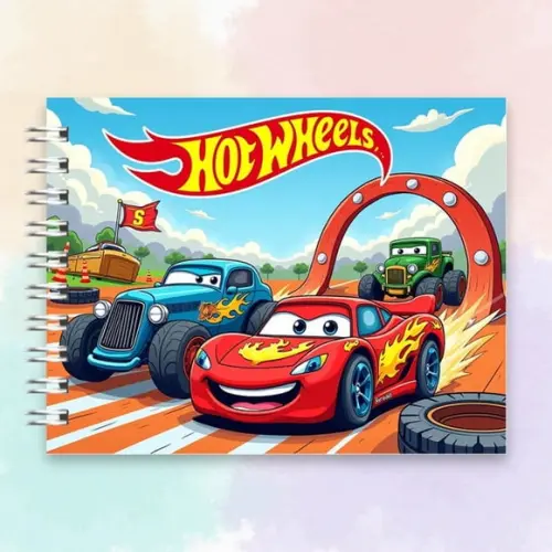Arquivo Digital: Livro de Colorir Hot Wheels