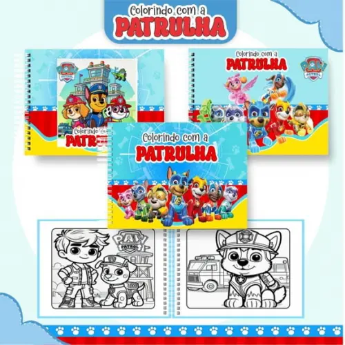 Arquivo Digital: Livro de Colorir Patrulha Canina