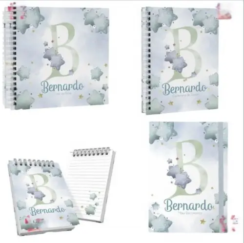 Combo Caderneta e Livro Alfabeto Menino - Arquivo Digital