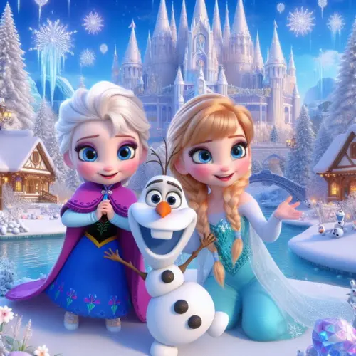 Kit Digital frozen Cute