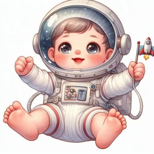 Kit Digital Bebê Astronauta