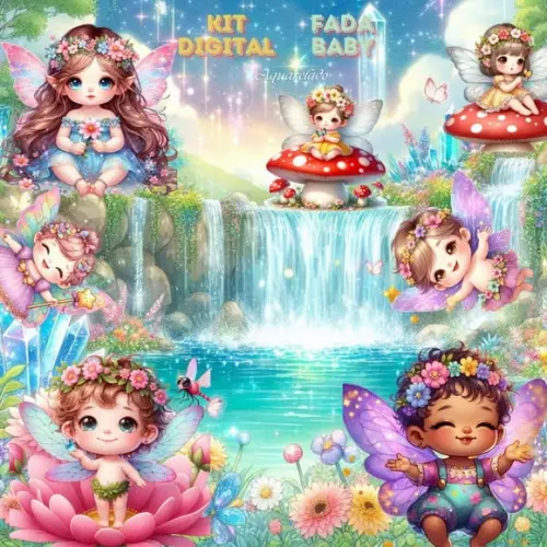 Kit Digital Fada Cute Baby