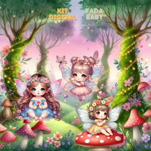 Kit Digital Fada Cute Baby