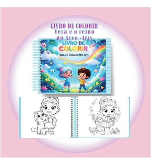 Livro de Colorir ? Vera e o Reino do Arco-íris