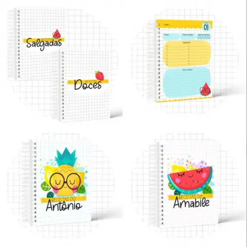 Receitas do Bebê Menina e Menino Arquivo Digital