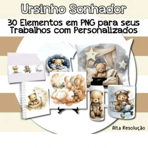 Ursinho Sonhador Kit Digital