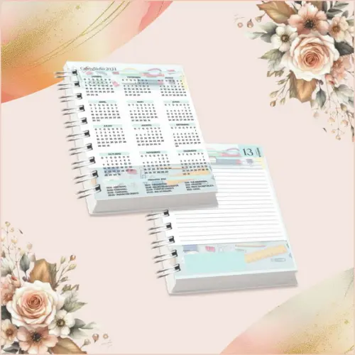 Volta às Aulas Arquivo Digital Combo Agenda Menino