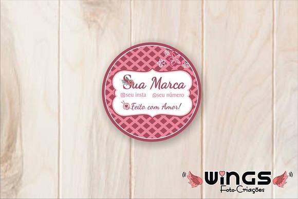 Arte Digital para Tag Personalizada - Feito com Amor!