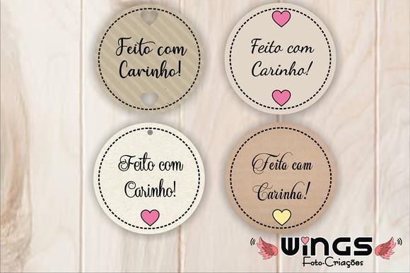Arte Digital Unitária para Tag - Feito com Carinho!