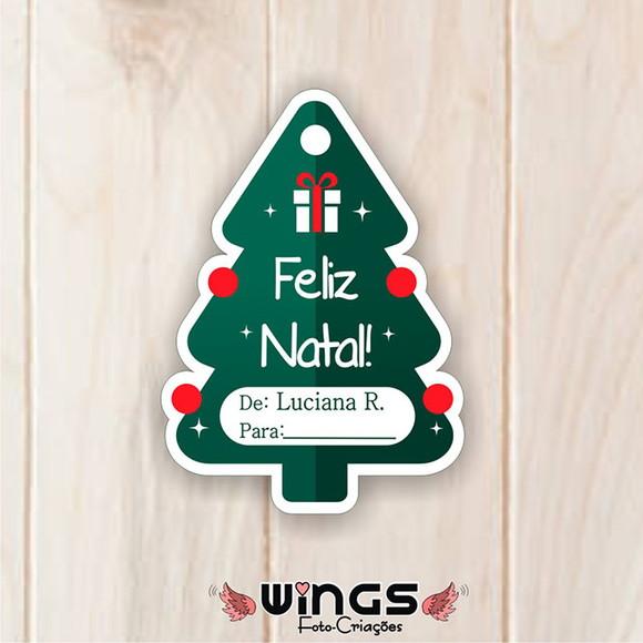 Arte para Tag de Feliz Natal para Imprimir