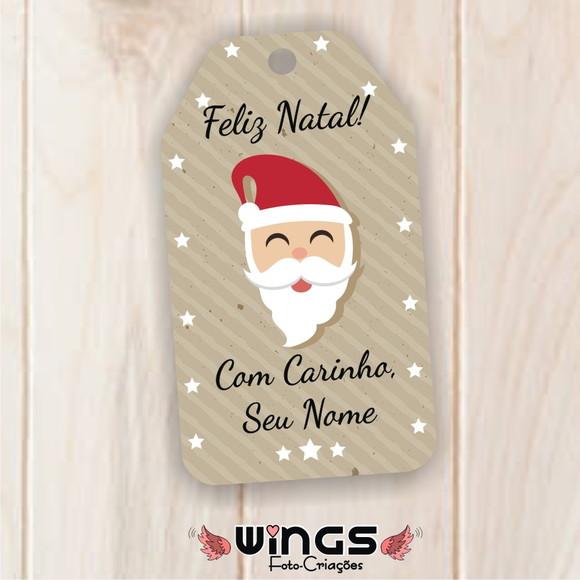 Arte para Tag de Feliz Natal para Imprimir