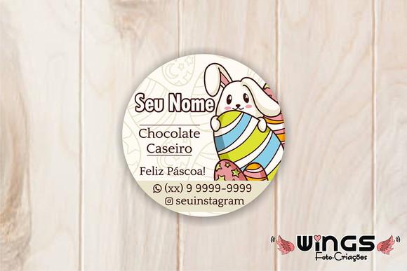 Arte Personalizada para Tag de Páscoa para Imprimir
