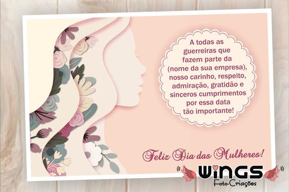 Cartão Digital Corporativo para Dia das Mulheres