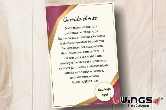 Cartão Digital de Agradecimento para Clientes VI