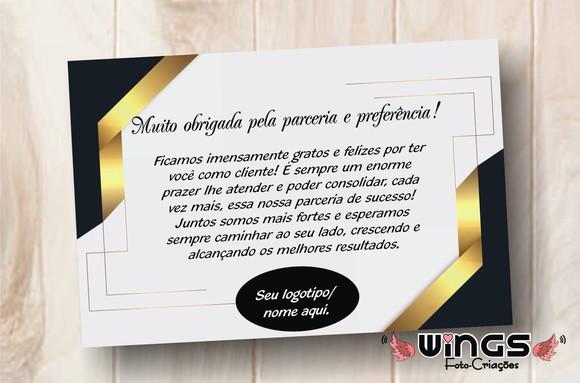 Cartão Digital de Agradecimento para Clientes I
