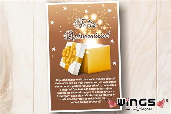Cartão Digital de Aniversário para Clientes III