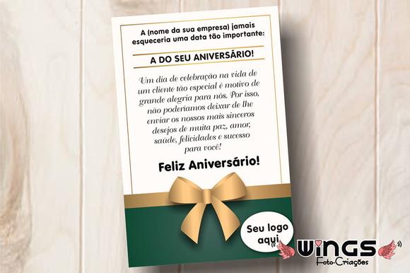 Cartão Digital de Aniversário para Clientes V