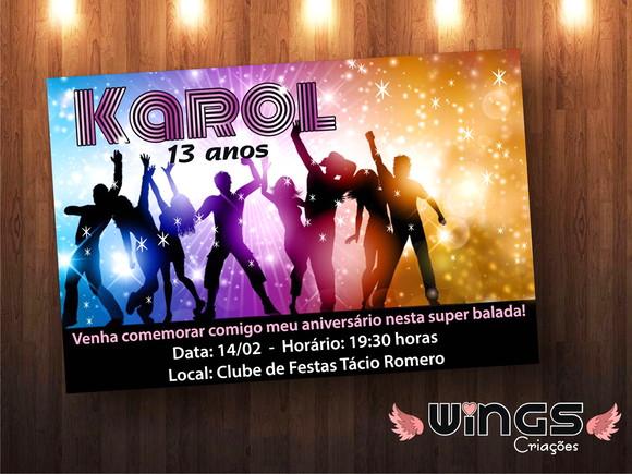 Convite Digital - Balada Friends