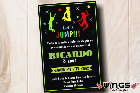 Convite Digital - Balada Jump Colors