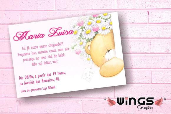 Convite Digital - Chá de Bebê Cute I