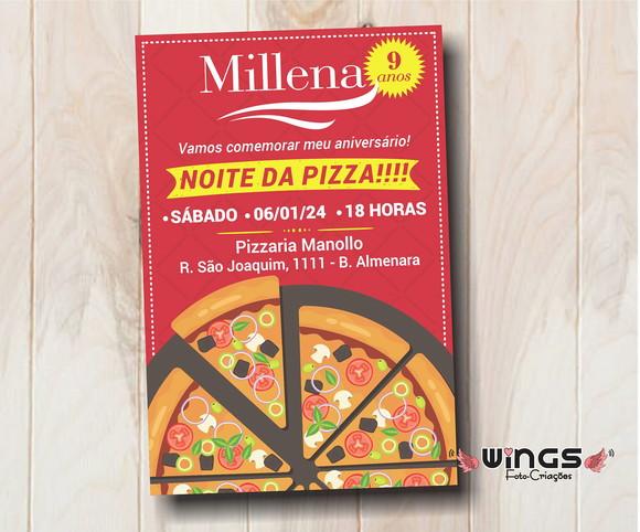Convite Digital - Noite da Pizza 1