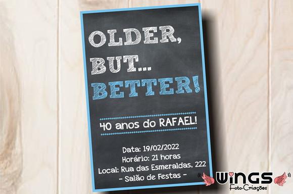Convite Digital Aniversário Masculino - Humor 1