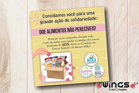 Convite Digital Aniversário Solidário 3 (para Instagram)