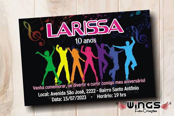 Convite Digital Balada Neon