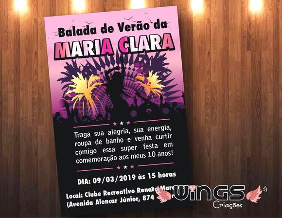 Convite Digital Balada Verão