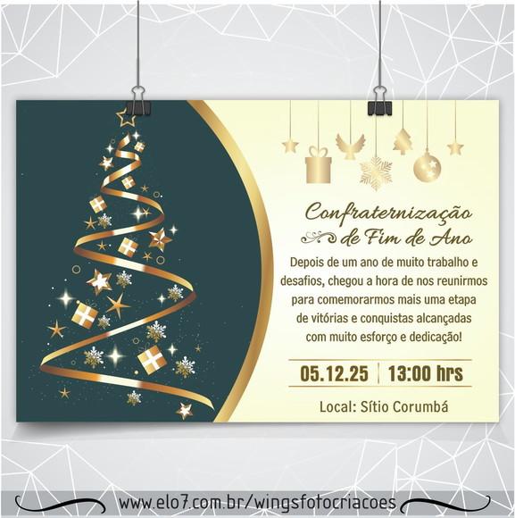 Convite Digital para Confraternização de Fim de Ano 13