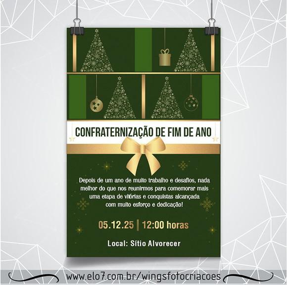 Convite Digital para Confraternização de Fim de Ano 12