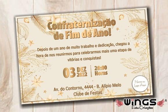 Convite Digital para Confraternização de Fim de Ano 5