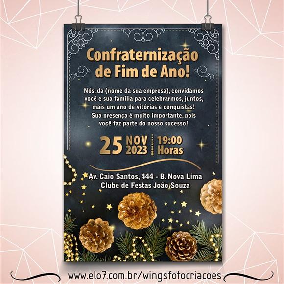 Convite Digital para Confraternização de Fim de Ano 8