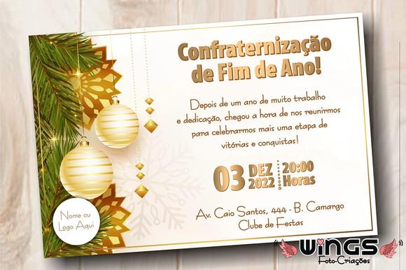 Convite Digital para Confraternização de Fim de Ano 7